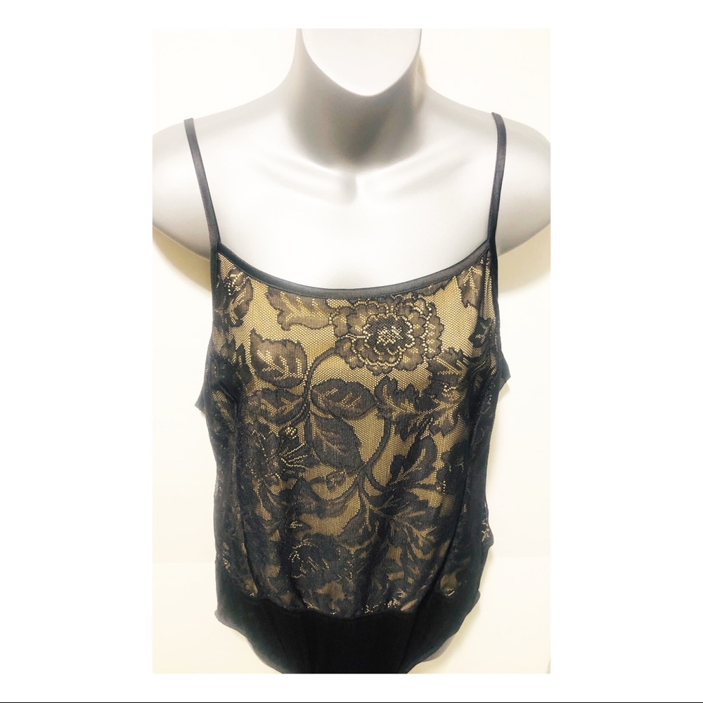 Forever 21 Black Lace Bodysuit. Size 1X